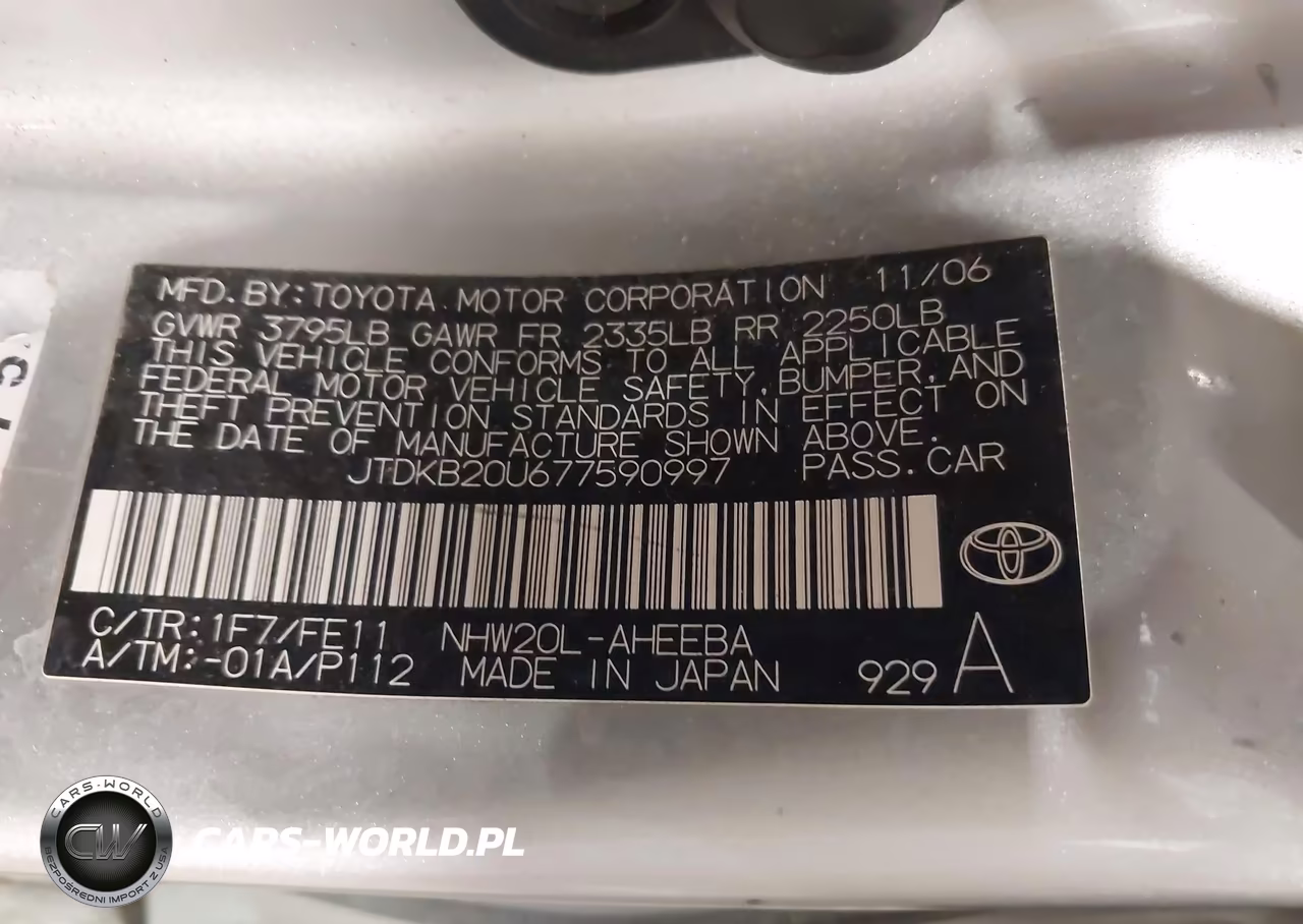 2007 Toyota Prius VIN:JTDKB20U677590997 - 9