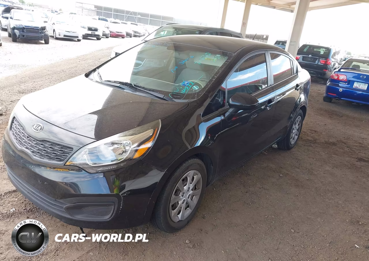 2013 Kia Rio Lx VIN:KNADM4A39D6186577 - 2