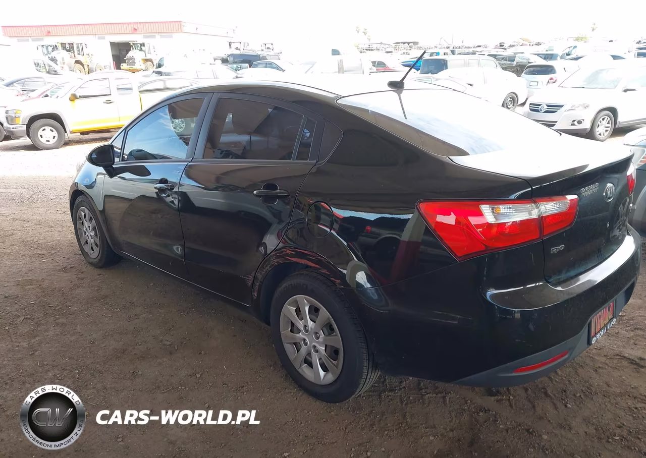 2013 Kia Rio Lx VIN:KNADM4A39D6186577 - 3