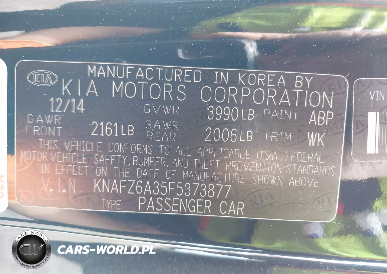 2015 Kia Forte Koup Sx VIN:KNAFZ6A35F5373877 - 9