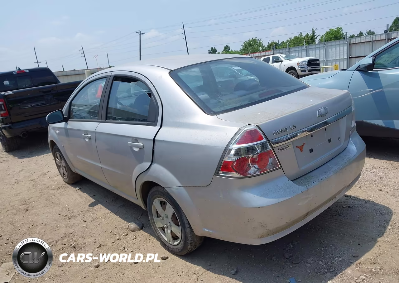 2008 Chevrolet Aveo Ls VIN:KL1TD56628B152749 - 3