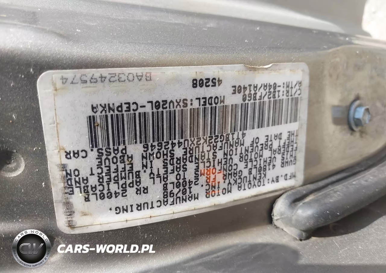 1999 Toyota Camry Le VIN:4T1BG22K2XU442646 - 9