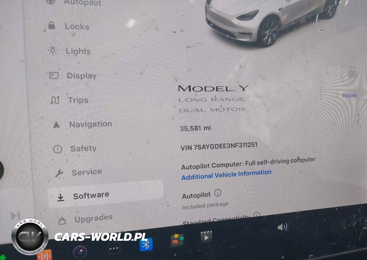 2022 Tesla Model Y Long Range Dual Motor All-Wheel Drive VIN:7SAYGDEE3NF311251 - 7