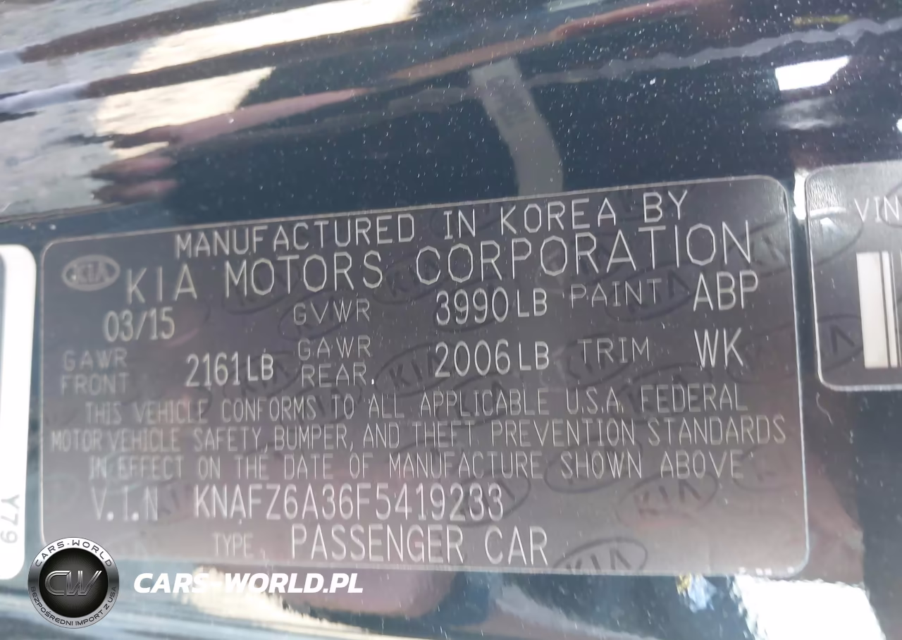 2015 Kia Forte Koup Sx VIN:KNAFZ6A36F5419233 - 9