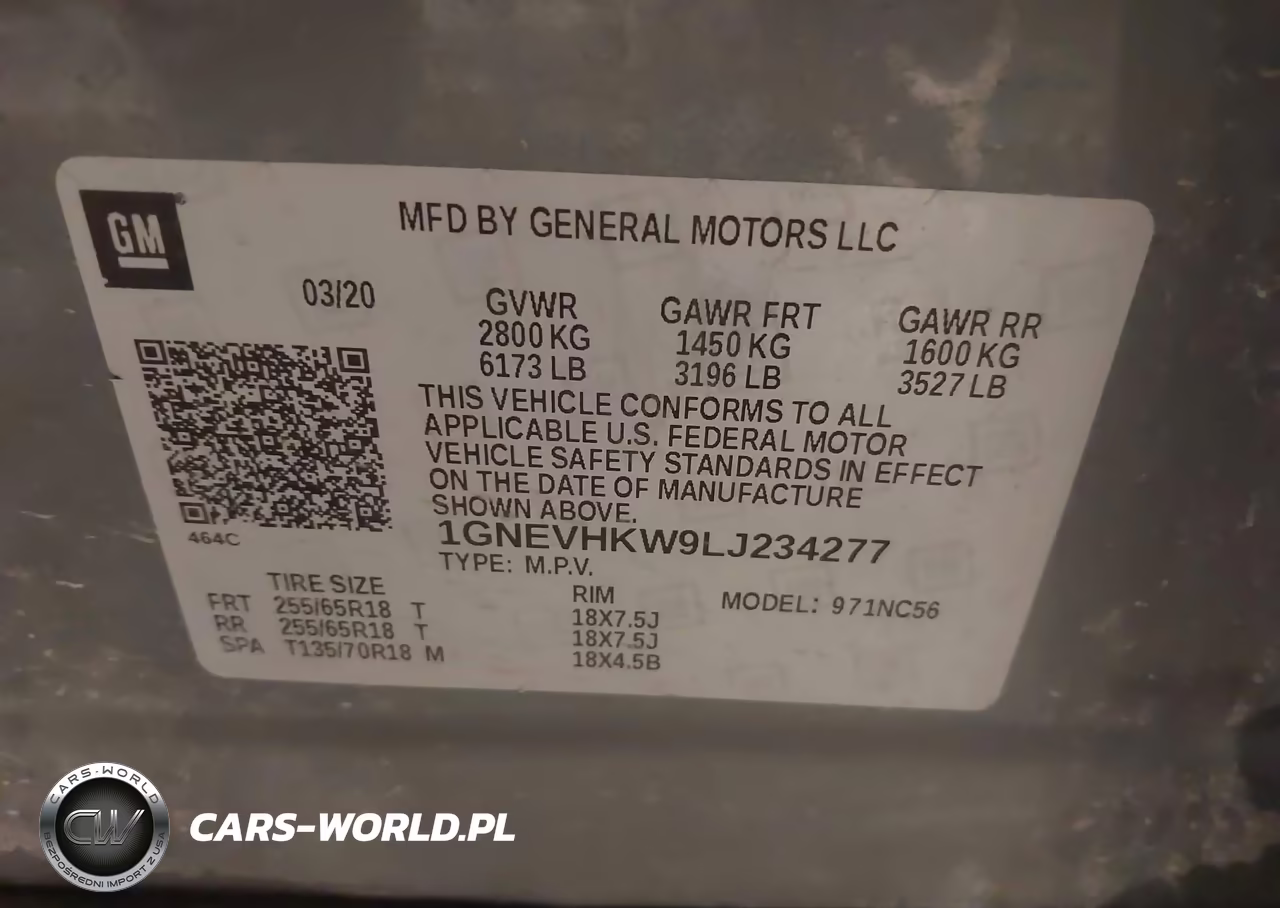 2020 Chevrolet Traverse Awd Lt Leather VIN:1GNEVHKW9LJ234277 - 9
