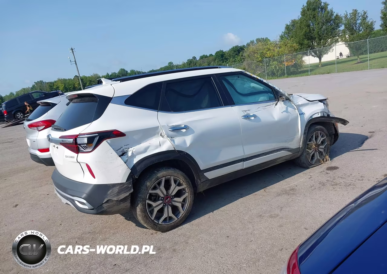 2021 Kia Seltos Sx Turbo VIN:KNDETCA23M7175659 - 4