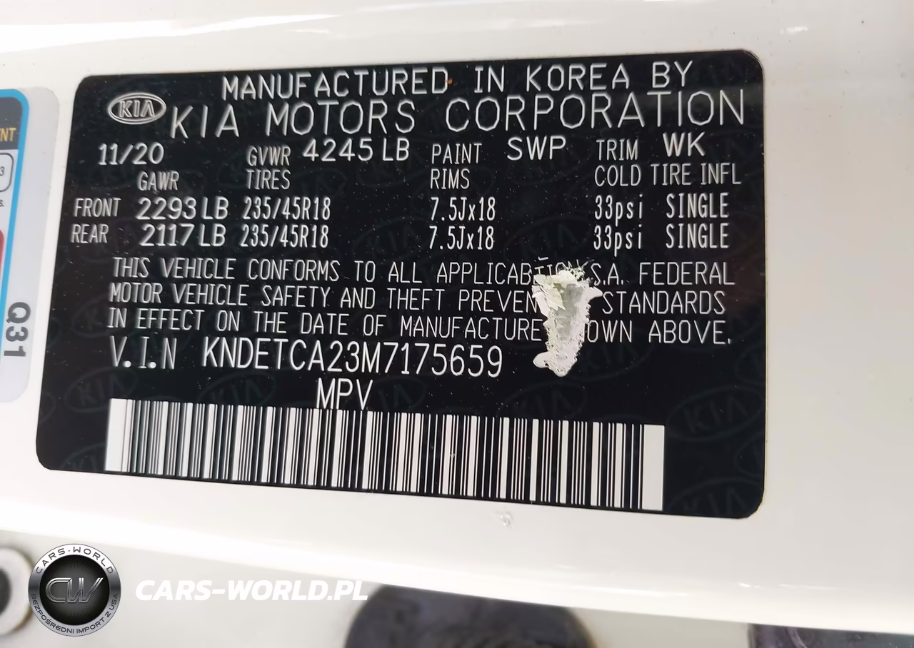 2021 Kia Seltos Sx Turbo VIN:KNDETCA23M7175659 - 9