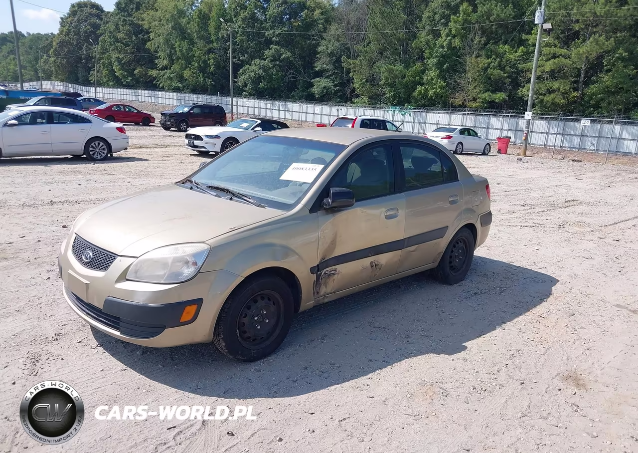 2008 Kia Rio Lx VIN:KNADE123286391996 - 2