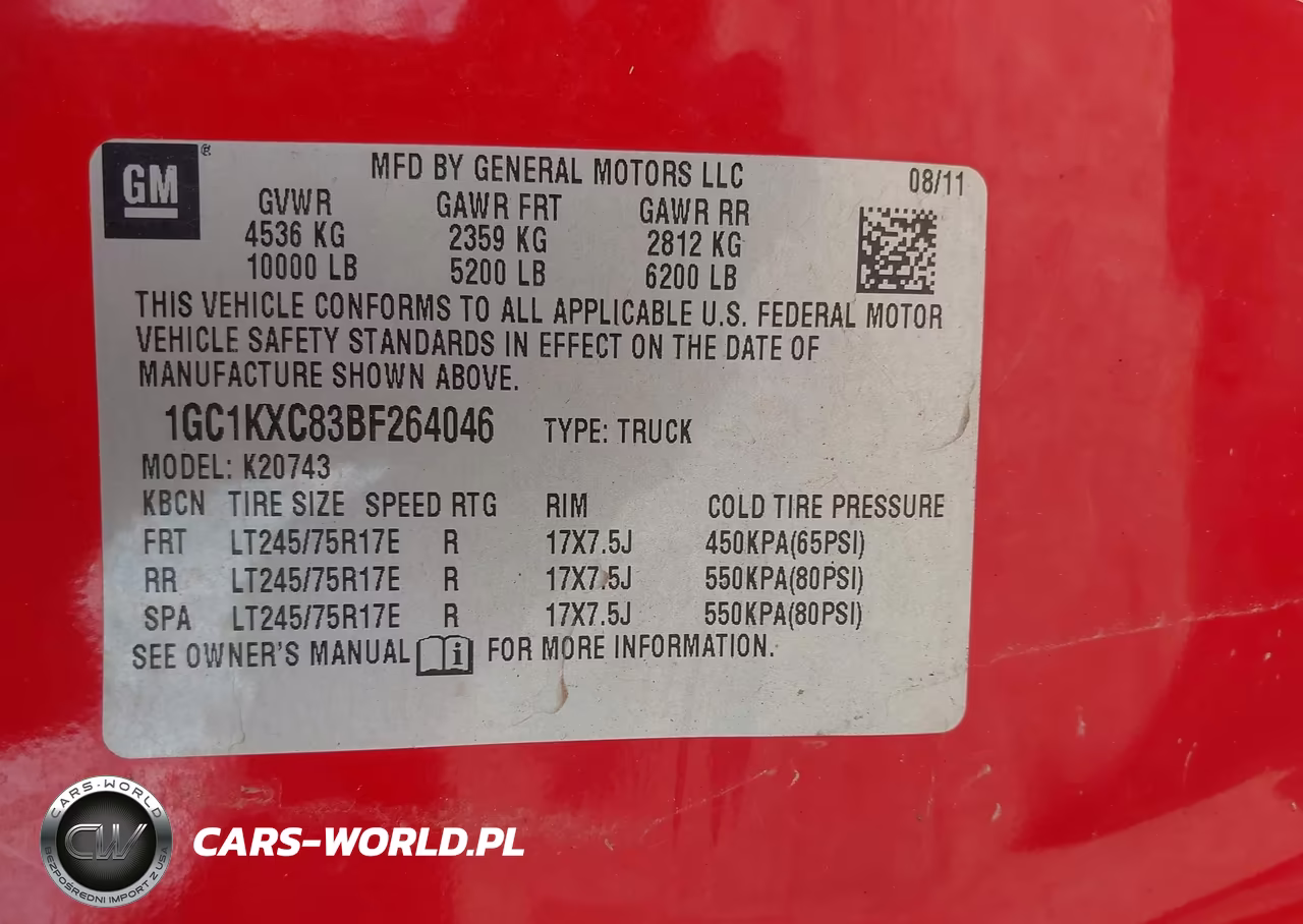 2011 Chevrolet Silverado 2500Hd Lt VIN:1GC1KXC83BF264046 - 9