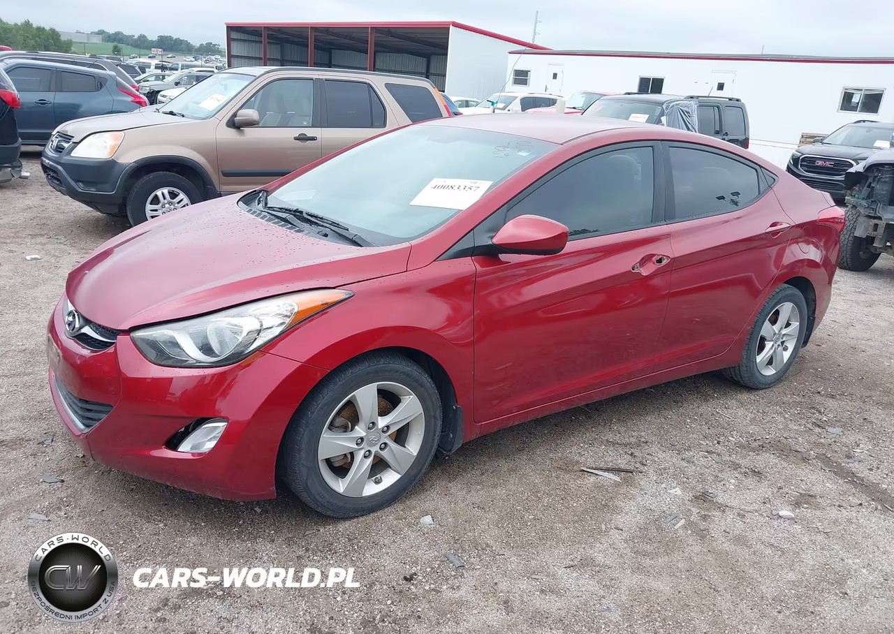 2013 Hyundai Elantra Gls VIN:5NPDH4AE8DH261946 - 2