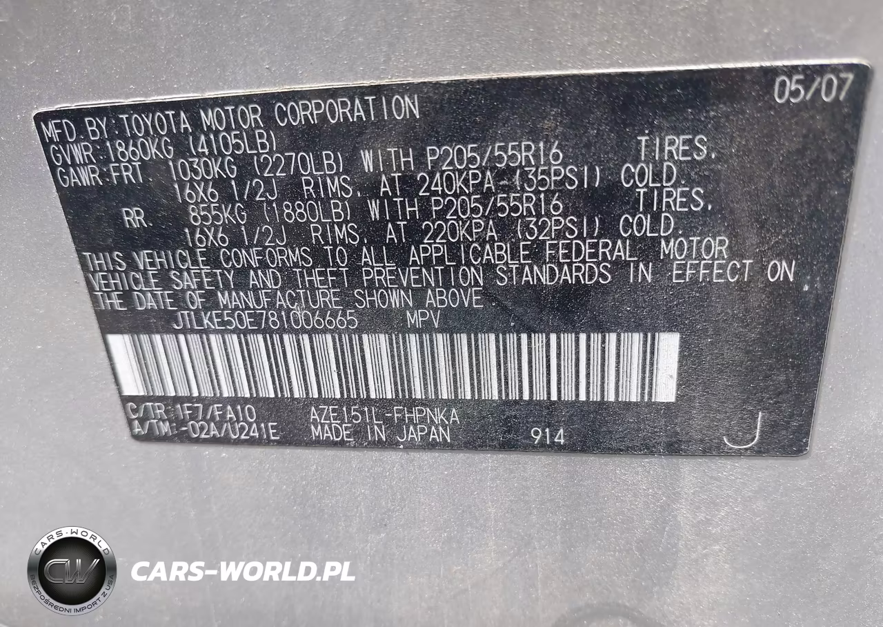 2008 Scion Xb VIN:JTLKE50E781006665 - 9