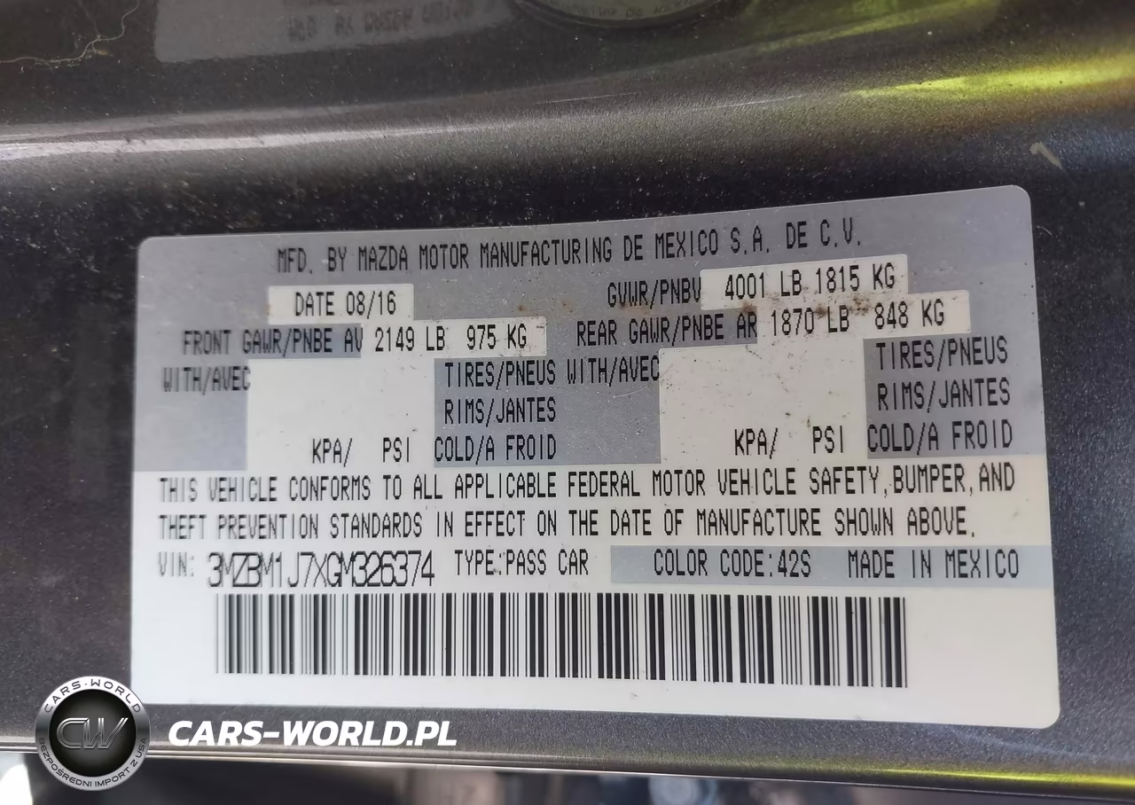 2016 Mazda Mazda3 I Sport VIN:3MZBM1J7XGM326374 - 9