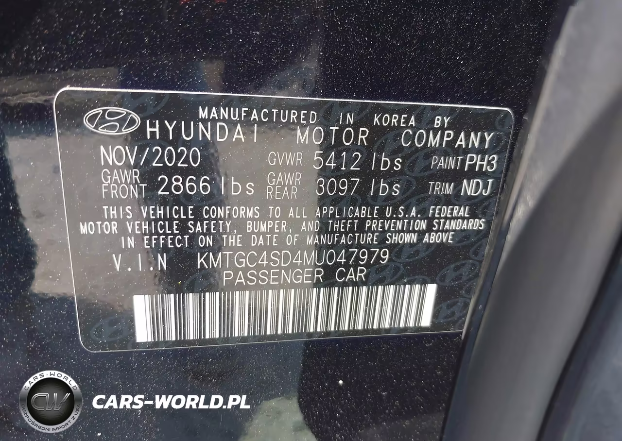 2021 Genesis G80 3.5T Rwd VIN:KMTGC4SD4MU047979 - 9