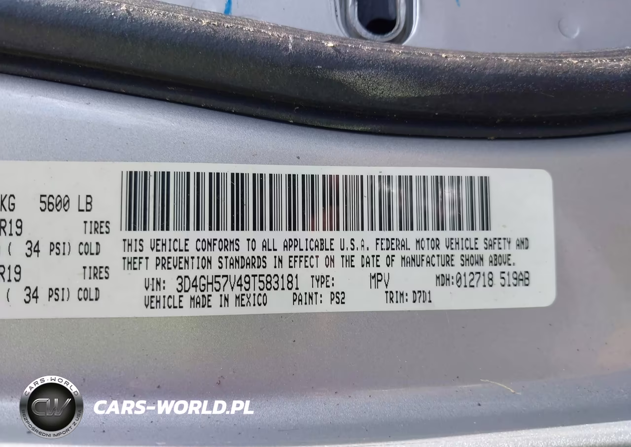 2009 Dodge Journey Sxt VIN:3D4GH57V49T583181 - 9