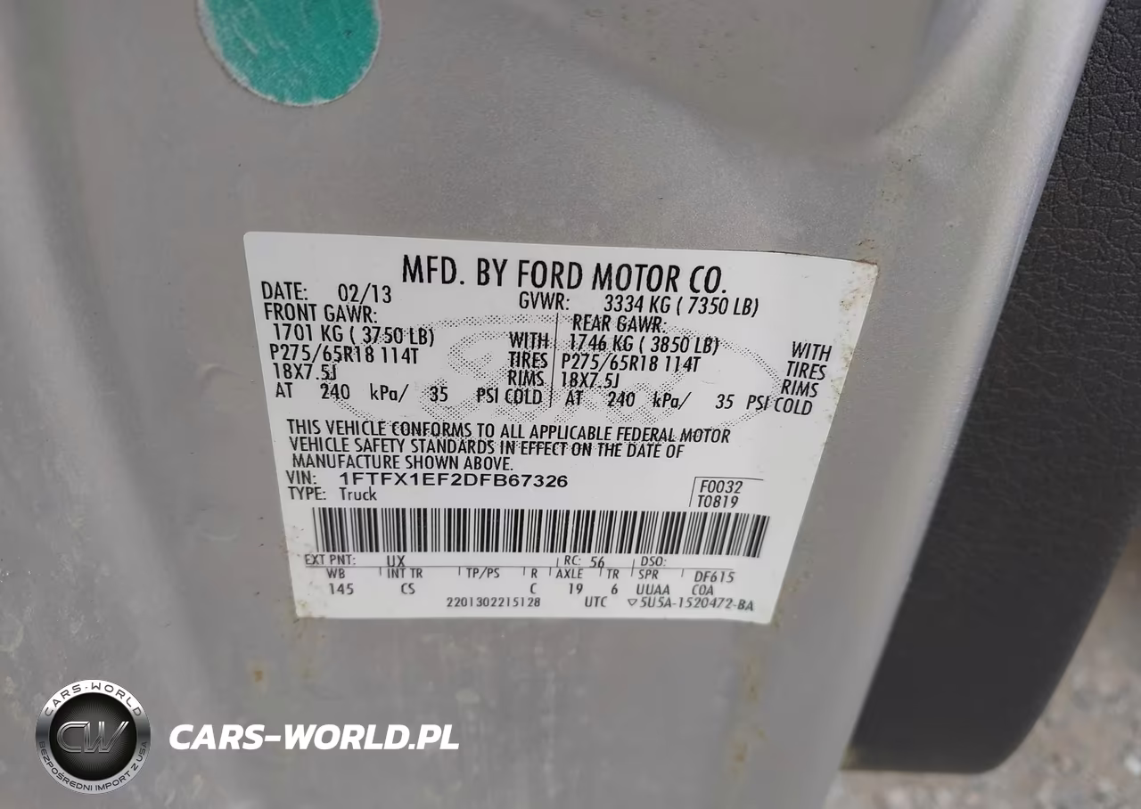 2013 Ford F-150 Stx VIN:1FTFX1EF2DFB67326 - 9