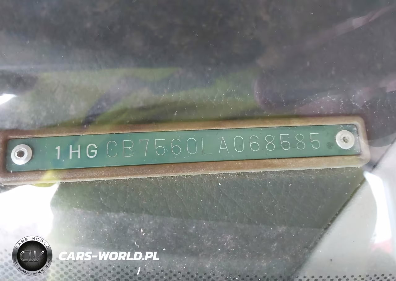 1990 Honda Accord Ex-Ex-R VIN:1HGCB7560LA068585 - 9