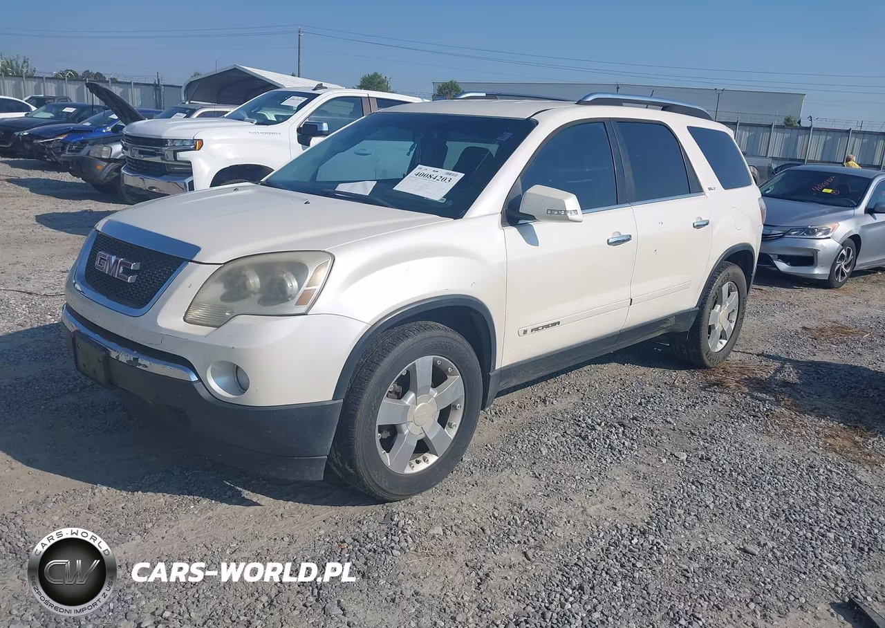 2008 GMC Acadia Slt-2 VIN:1GKER33788J165889 - 2