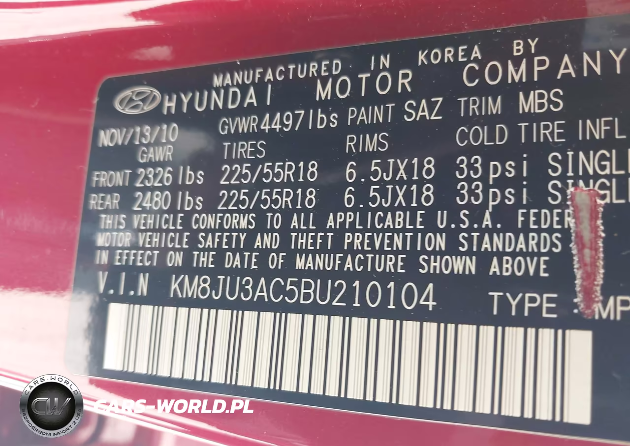 2011 Hyundai Tucson Limited VIN:KM8JU3AC5BU210104 - 9