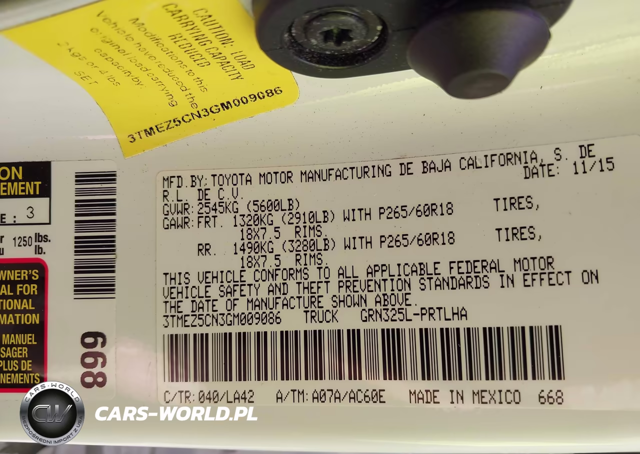 2016 Toyota Tacoma Limited VIN:3TMEZ5CN3GM009086 - 9