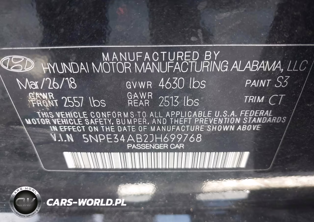 2018 Hyundai Sonata Limited 2.0T VIN:5NPE34AB2JH699768 - 9