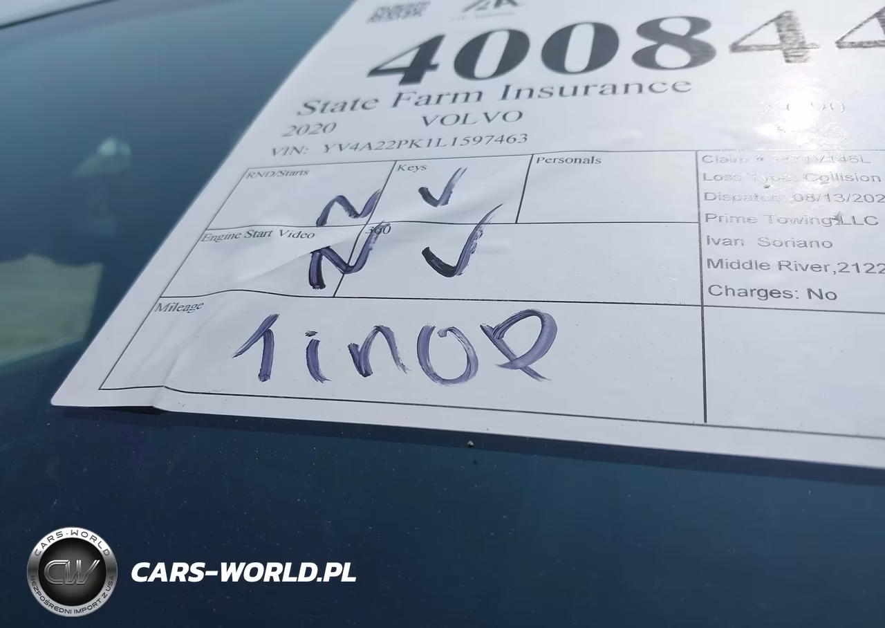 2020 Volvo Xc90 T6 Momentum 7 Passenger VIN:YV4A22PK1L1597463 - 7