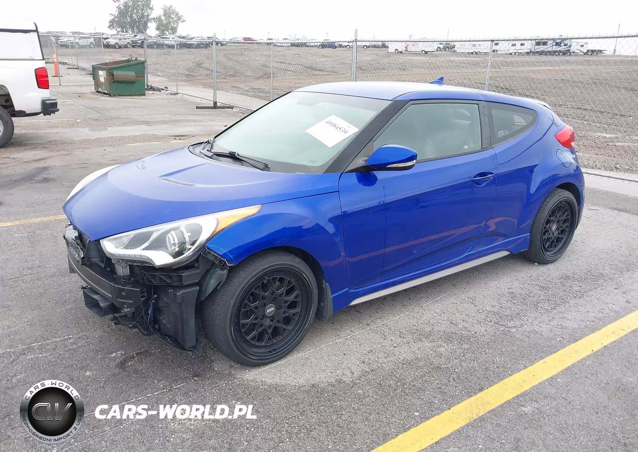 2015 Hyundai Veloster Turbo VIN:KMHTC6AE8FU222767 - 2