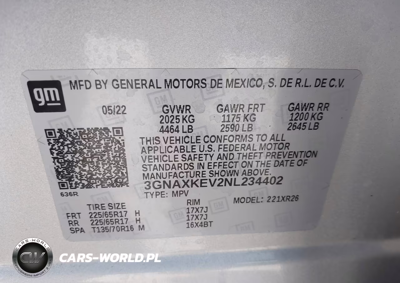 2022 Chevrolet Equinox Fwd Lt VIN:3GNAXKEV2NL234402 - 9