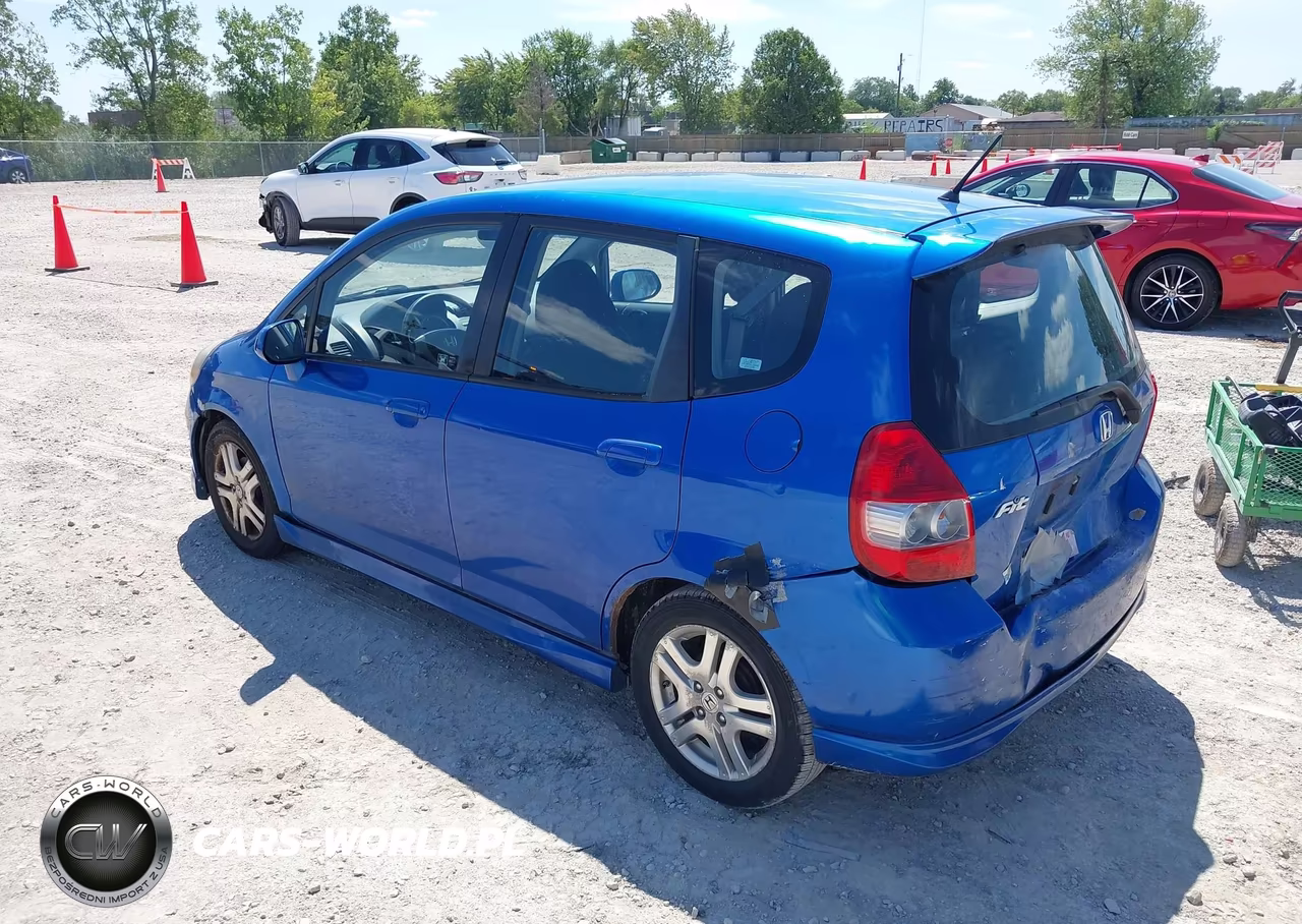 2008 Honda Fit Sport VIN:JHMGD38638S041962 - 3