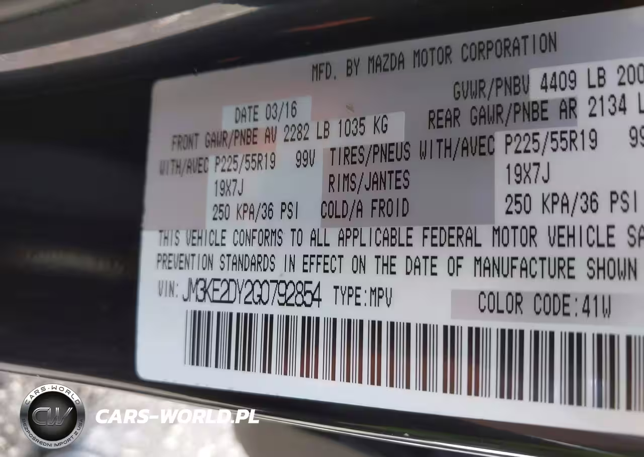 2016 Mazda Cx-5 Gt VIN:JM3KE2DY2G0792854 - 9