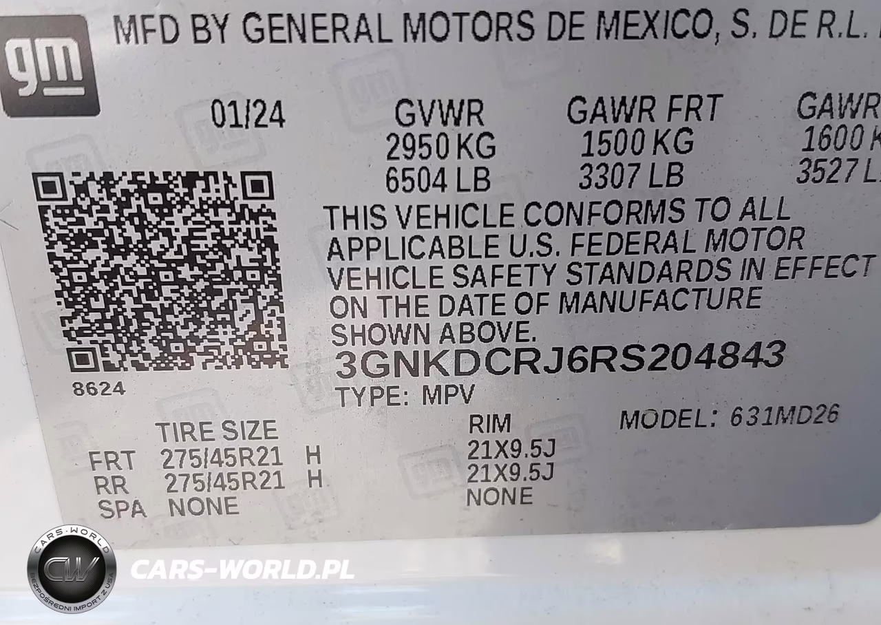 2024 Chevrolet Blazer Ev Eawd Rs VIN:3GNKDCRJ6RS204843 - 9