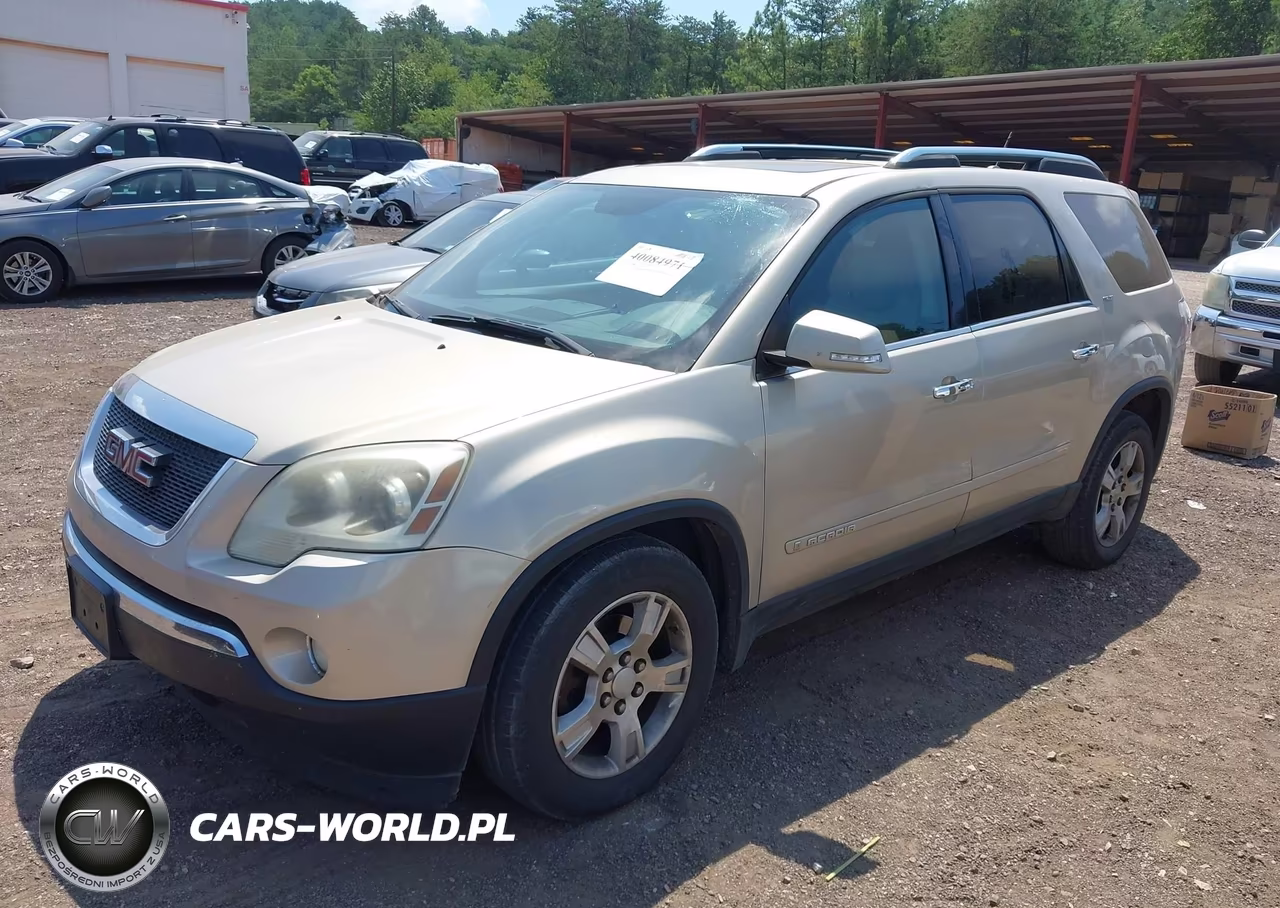 2008 GMC Acadia Slt-2 VIN:1GKER33708J244960 - 2