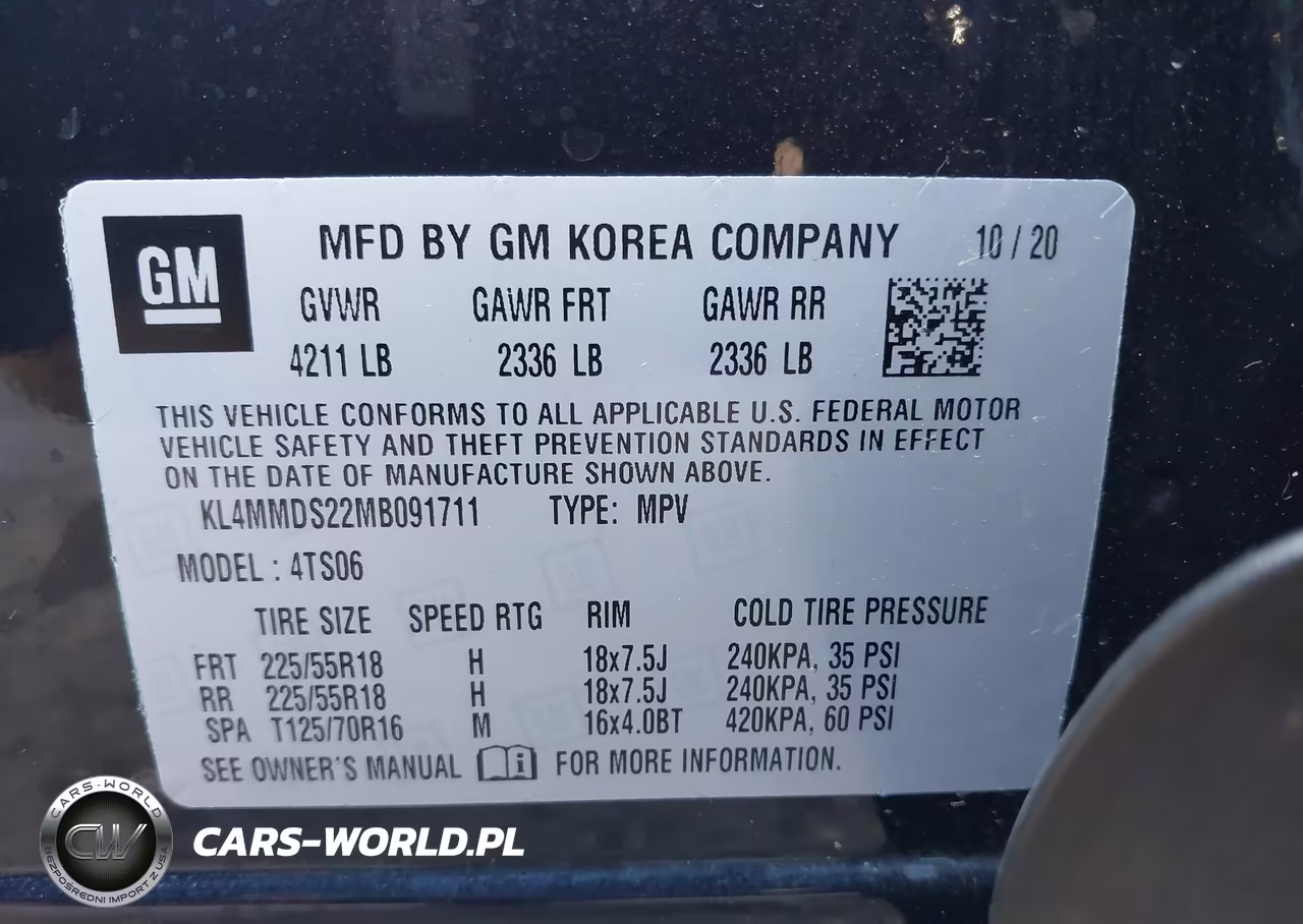 2021 Buick Encore Gx Fwd Select VIN:KL4MMDS22MB091711 - 9