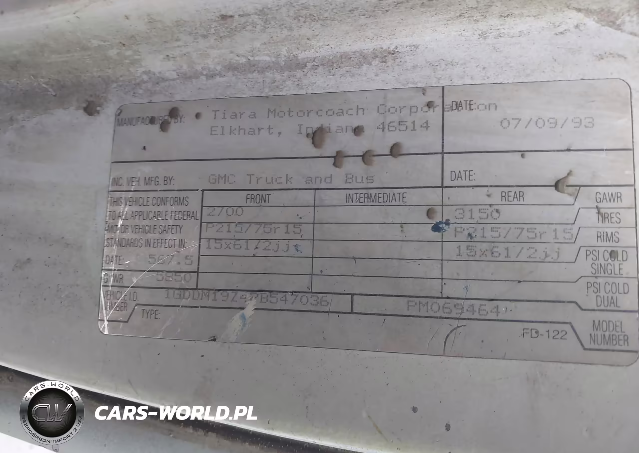 1993 GMC Safari Xt VIN:1GDDM19Z4PB547036 - 9