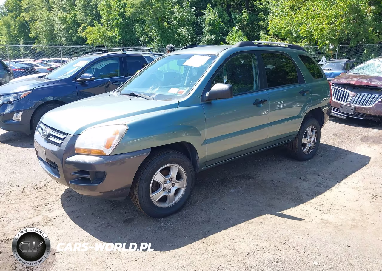 2007 Kia Sportage Lx VIN:KNDJF724877358430 - 2