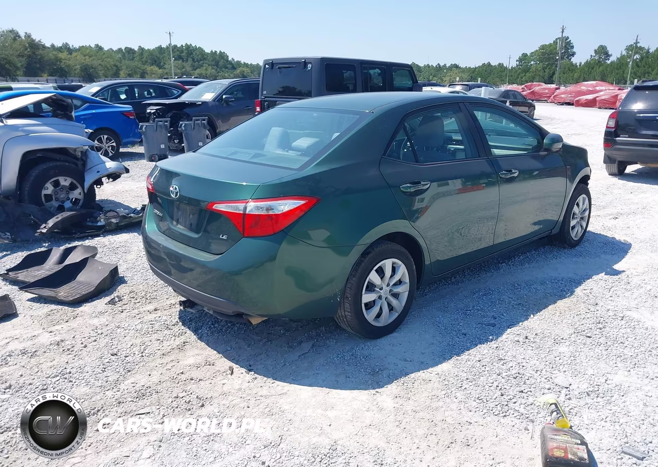 2016 Toyota Corolla Le VIN:2T1BURHE6GC564687 - 4