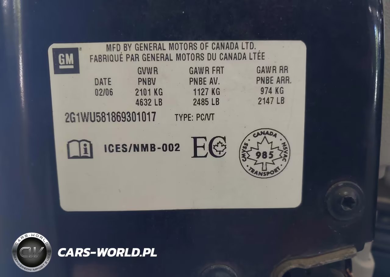 2006 Chevrolet Impala Ltz VIN:2G1WU581869301017 - 9