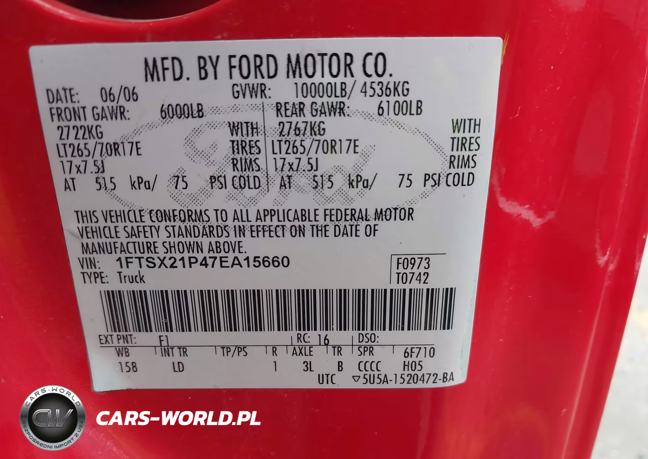2007 Ford F-250 Lariat-Xl-Xlt VIN:1FTSX21P47EA15660 - 9