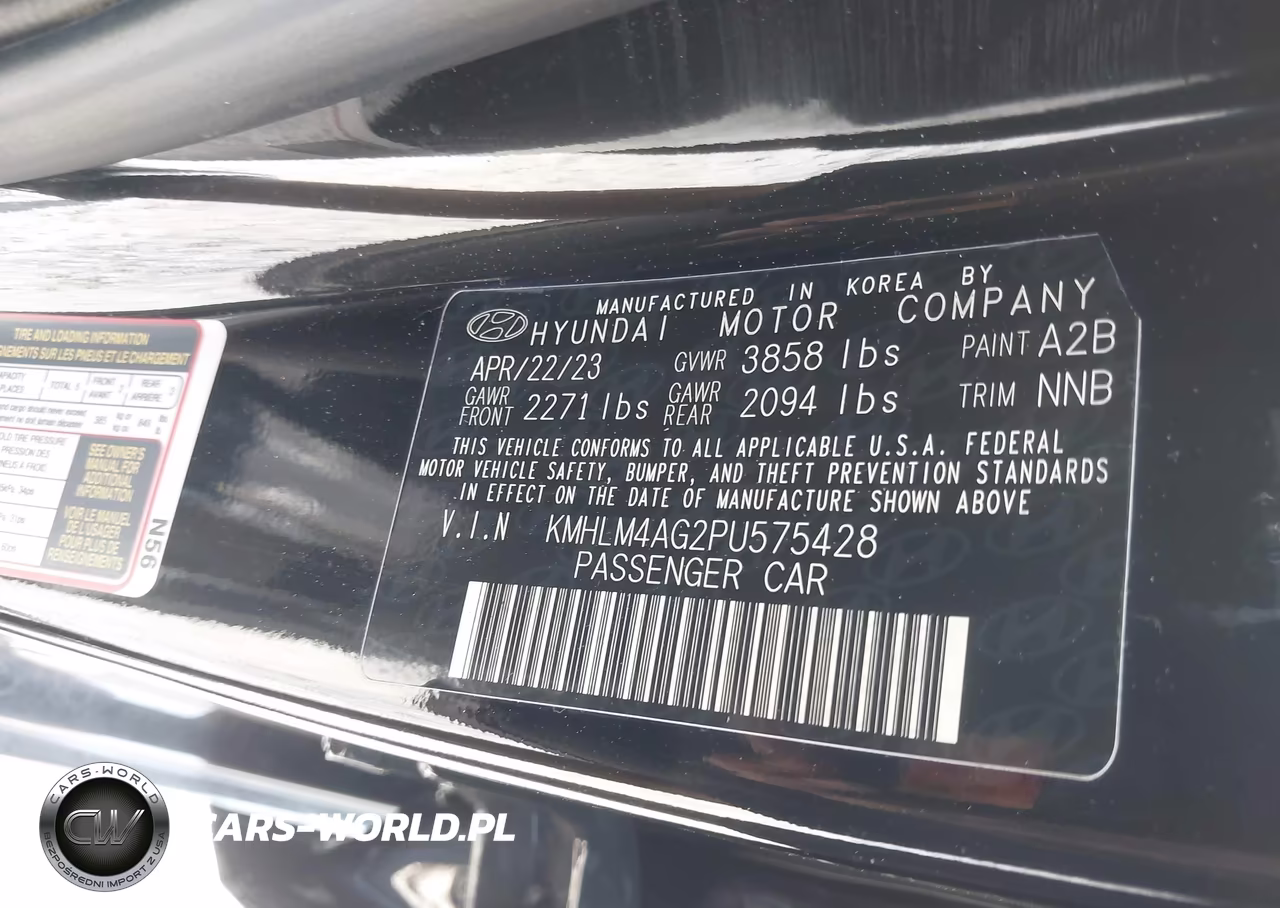 2023 Hyundai Elantra Sel VIN:KMHLM4AG2PU575428 - 9