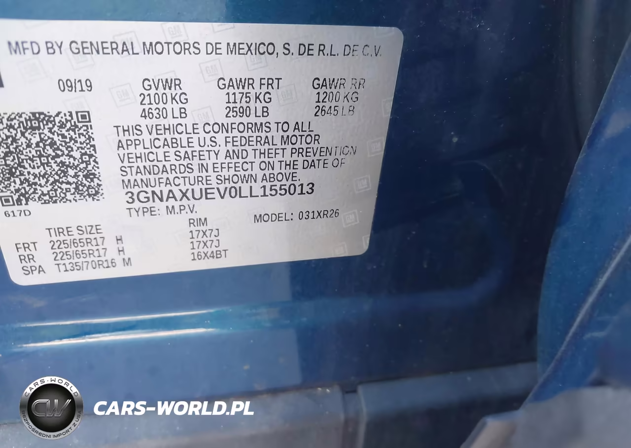 2020 Chevrolet Equinox Awd Lt 1.5L Turbo VIN:3GNAXUEV0LL155013 - 9
