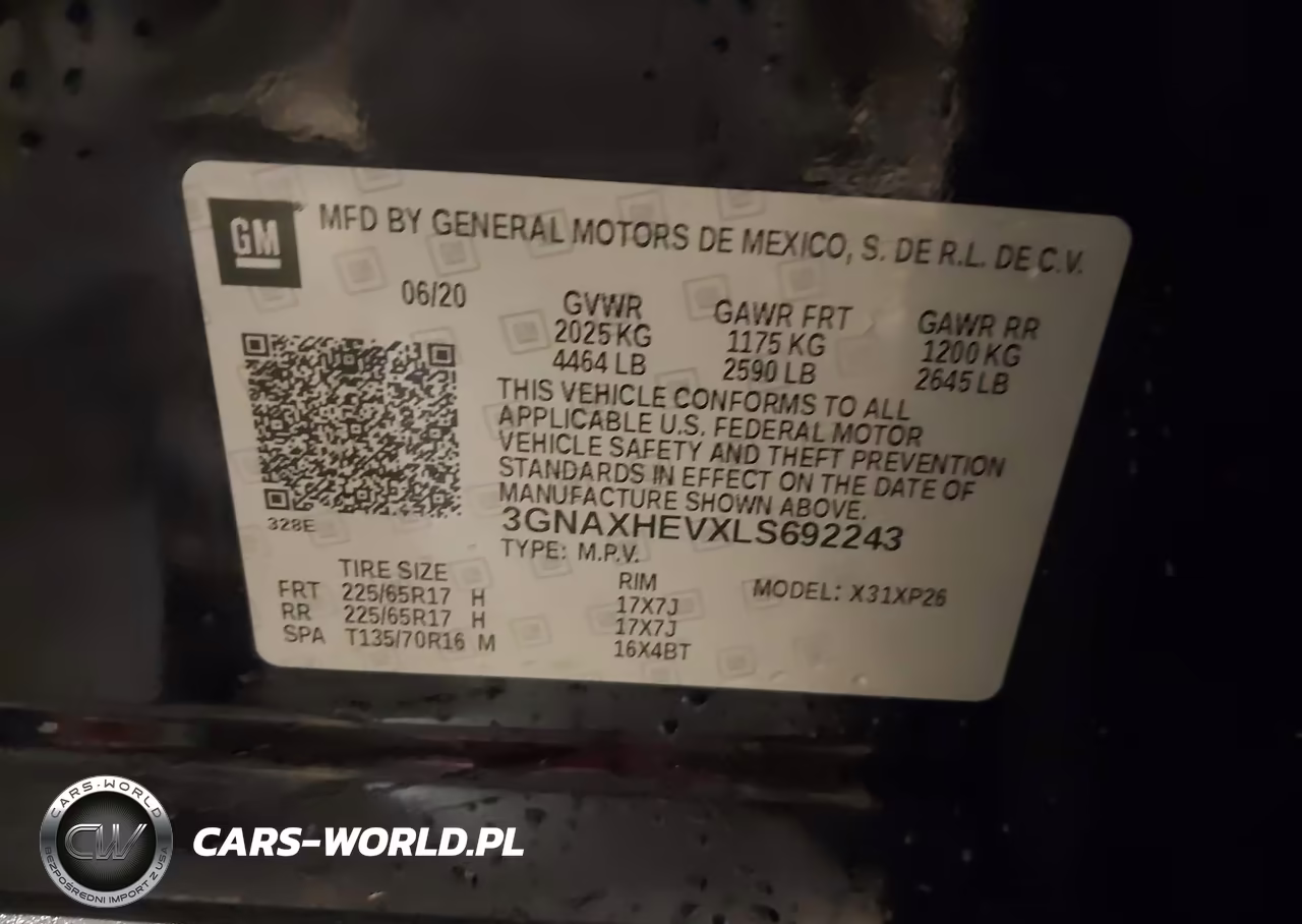 2020 Chevrolet Equinox Fwd Ls VIN:3GNAXHEVXLS692243 - 9