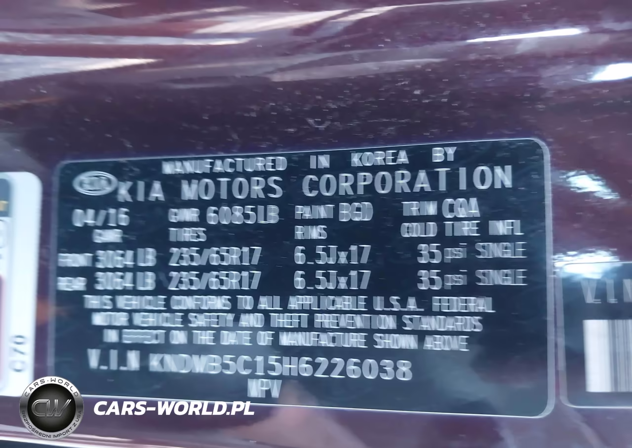 2017 Kia Sedona Lx VIN:KNDMB5C15H6226038 - 9