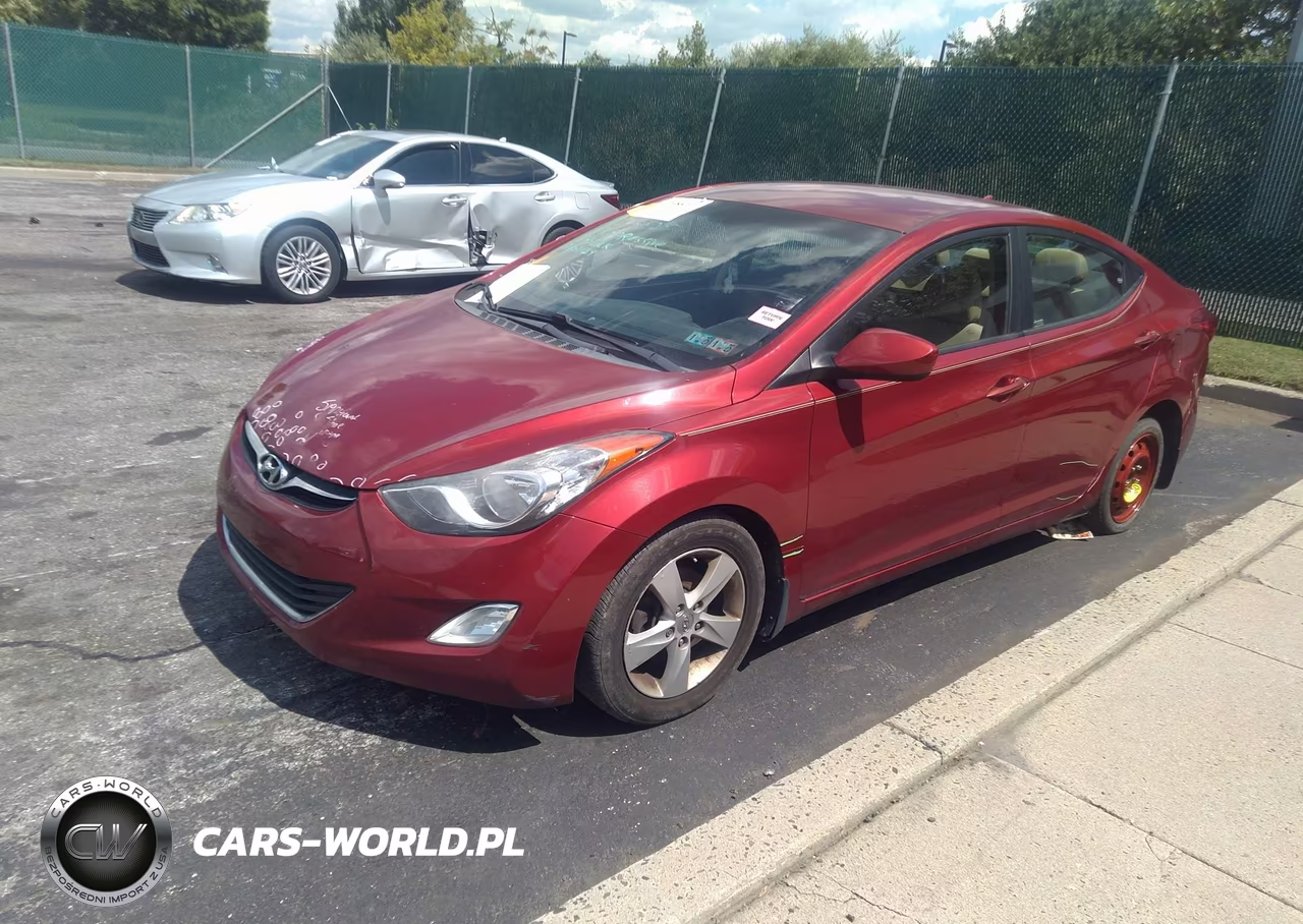 2013 Hyundai Elantra Gls VIN:5NPDH4AE3DH206045 - 2