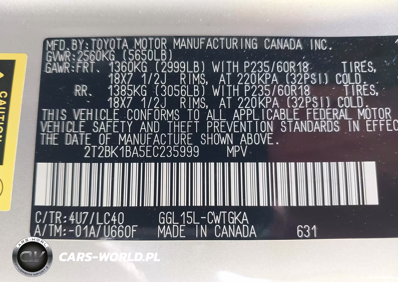 2014 Lexus Rx 350 VIN:2T2BK1BA5EC235999 - 9