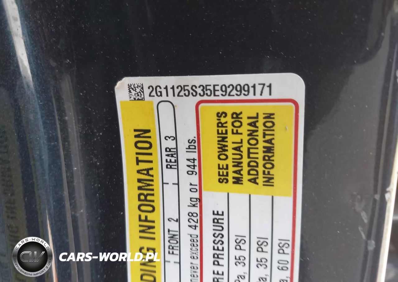 2014 Chevrolet Impala 2Lt VIN:2G1125S35E9299171 - 9