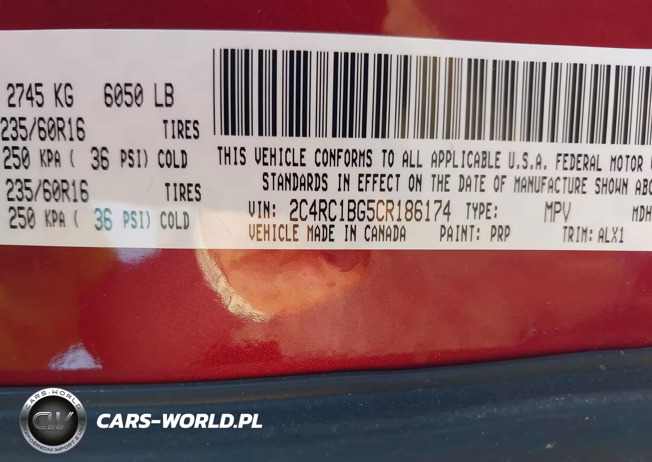 2012 Chrysler Town & Country Touring VIN:2C4RC1BG5CR186174 - 9