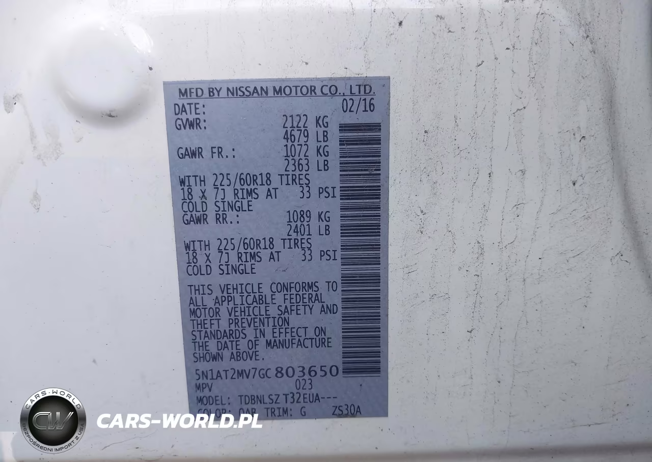 2016 Nissan Rogue Sl VIN:5N1AT2MV7GC803650 - 9