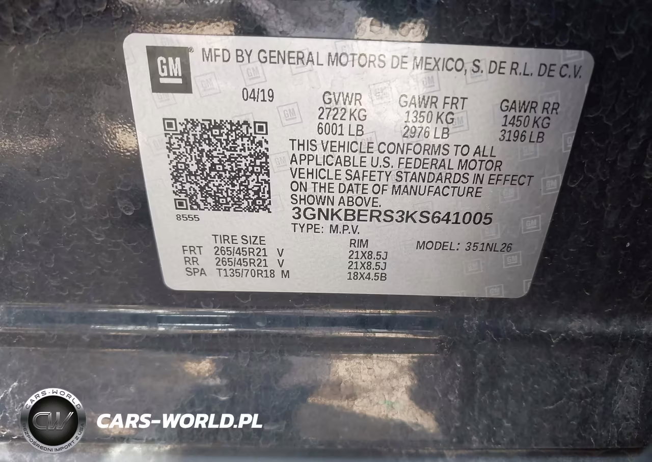 2019 Chevrolet Blazer Rs VIN:3GNKBERS3KS641005 - 9