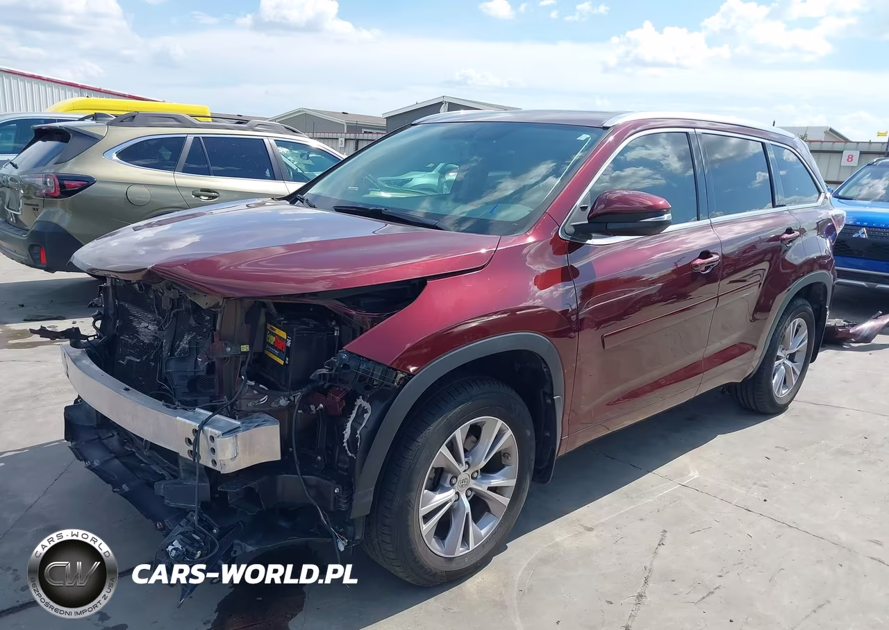2015 Toyota Highlander Xle V6 VIN:5TDKKRFH9FS080828 - 2