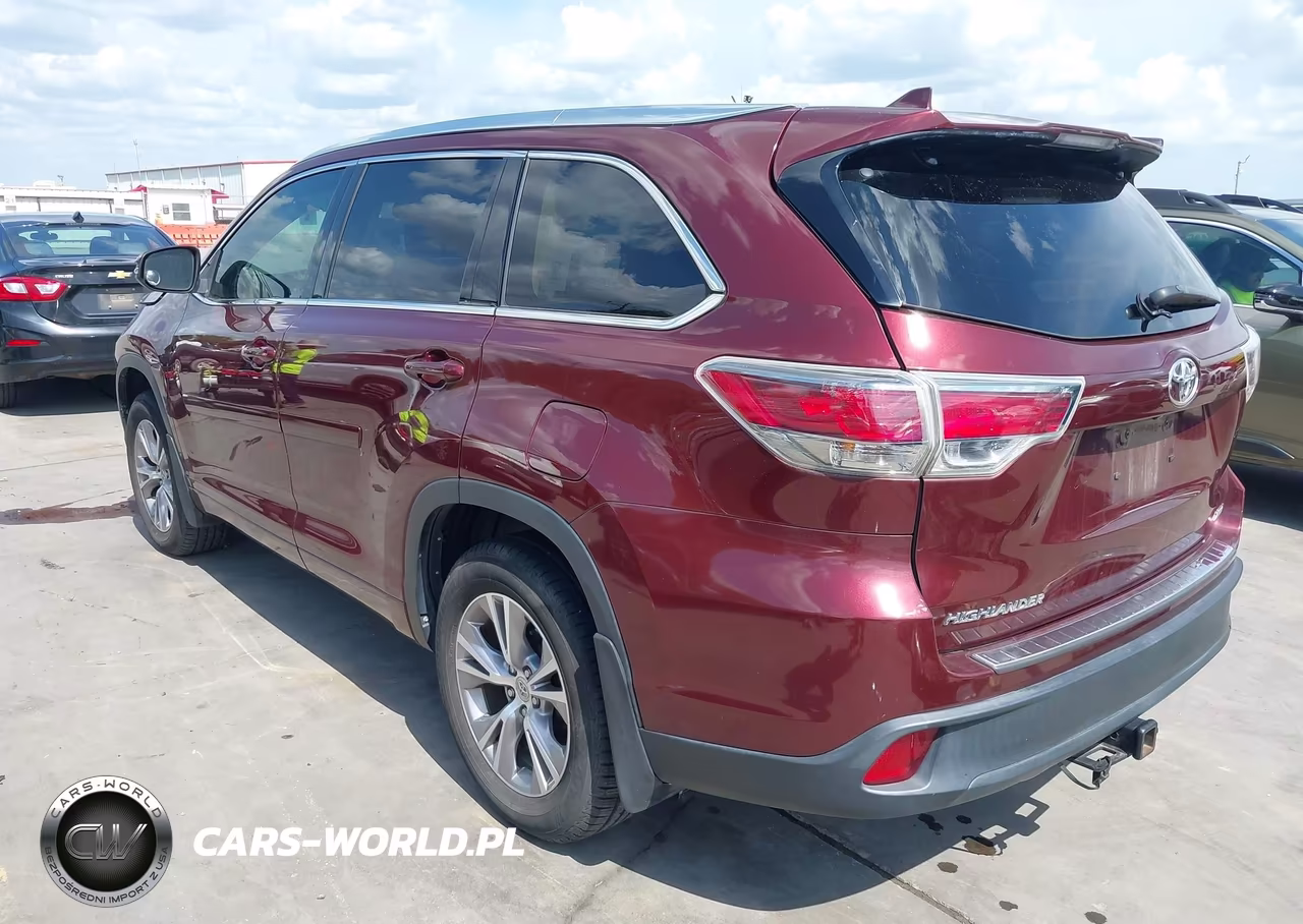 2015 Toyota Highlander Xle V6 VIN:5TDKKRFH9FS080828 - 3