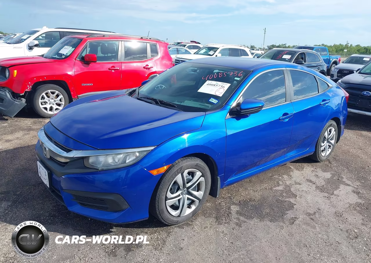 2016 Honda Civic Lx VIN:19XFC2F52GE040100 - 2